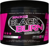 Stacker2 Black Burn Micronized 300g — Fruit Punch