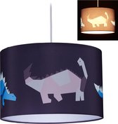 relaxdays lampe pour enfants dino - suspension dinosaure - suspension  chambre... | bol.com
