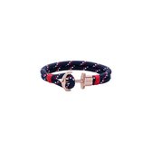 Paul Hewitt Armband Phrep Perlon / nylon, edelstaal 20 Blauw / Rood / Rosé Goud 32013676