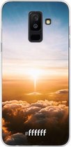 Samsung Galaxy A6 Plus (2018) Hoesje Transparant TPU Case - Cloud Sunset #ffffff