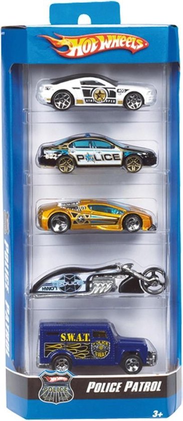 Hot Wheels - Speelgoed auto - Set 5 diverse speelgoedauto's