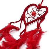 Bali Dreamcatcher - Klein Hart - Zwart / Wit / Rood