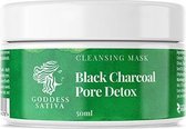 Goddess Sativa - Pore Detox Cleansing Mask - Black Charcoal and Hemp Oil - 50 ml