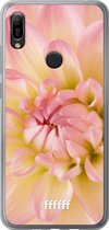 Huawei Y6 (2019) Hoesje Transparant TPU Case - Pink Petals #ffffff
