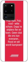 Samsung Galaxy S20 Ultra Hoesje Transparant TPU Case - AFC Ajax Clublied #ffffff