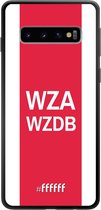 Samsung Galaxy S10 Hoesje TPU Case - AFC Ajax - WZAWZDB #ffffff