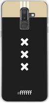 Samsung Galaxy J8 (2018) Hoesje Transparant TPU Case - AFC Ajax Uitshirt 2018-2019 #ffffff