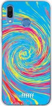 Honor Play Hoesje Transparant TPU Case - Swirl Tie Dye #ffffff