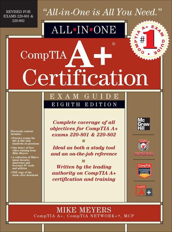 CompTIA A+ Certification All-in-One Exam Guide, 8th Edition  ... - cover