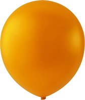Ballonnen. rond. d 23 cm. oranje. 10 stuk/ 1 doos