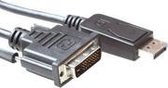 ACT  Verloopkabel DisplayPort male naar DVI male 3,00 m AK3997