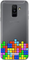 6F hoesje - geschikt voor Samsung Galaxy A6 Plus (2018) -  Transparant TPU Case - Tetris #ffffff