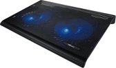 Trust - Azul - Laptop Cooling Stand - 2 Ventilatoren - USB-voeding - Blauw Verlicht - max 17.3 inch