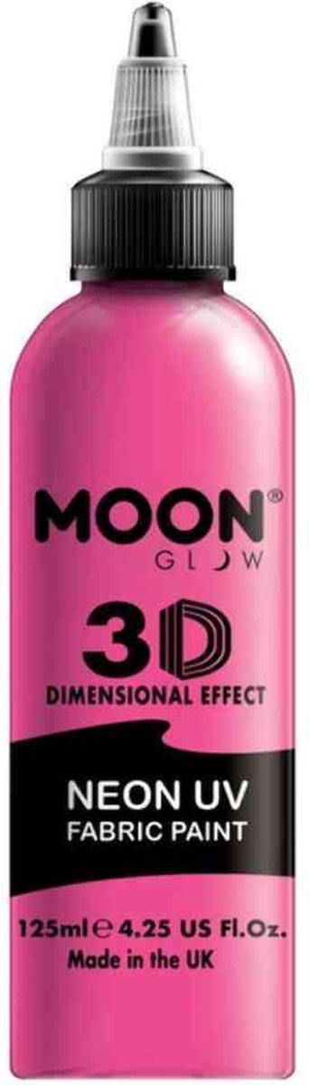 Moon-Glow NEON Fabric paint ( Textiel verf ) Roze 125 ml