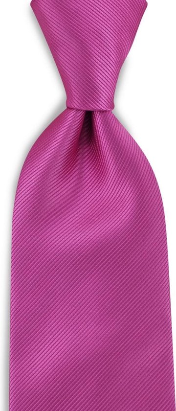 We Love Ties Tie fuchsia repp, microfill polyester tissé