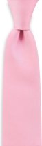 We Love Ties - Stropdas roze smal - geweven polyester Microfill