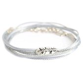 Feather wrap silver