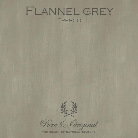 Pure & Original Fresco Kalkverf Flannel Grey 1 L