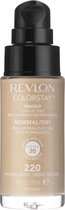 Revlon Colorstay Foundation With Pump Dry Skin - 220 Natural Beige