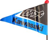 widek kawasaki mrx veiligheidsvlag deelbaar zwart-wit-blauw k445