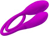 Pretty Love Snaky Vibe - Vibrator - Samen Met je Partner Of Gewoon Alleen - 7 functies + 3 Tickling - Roze - Herlaadbaar