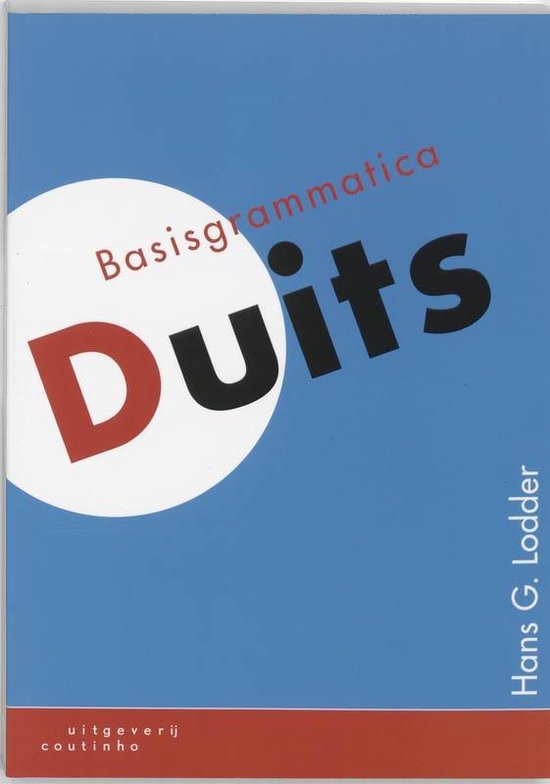 Cover van het boek 'Basisgrammatica Duits / druk 1' van H.G. Lodder