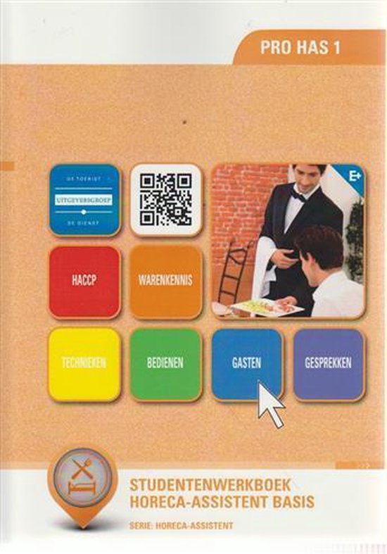 PRO HAS 1 studentenwerkboek Horeca-assistent Basis