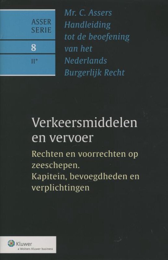 Asser-serie 8-II* - Rechten en voorrechten op zeeschepen. Ka ... - cover
