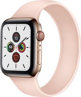 Sport solo loop band - pink sand - Geschikt voor Apple Watch  - 42 en 44mm - maat M - iwatch - Horlogeband Armband Polsband