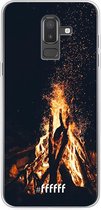 Samsung Galaxy J8 (2018) Hoesje Transparant TPU Case - Bonfire #ffffff