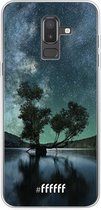 Samsung Galaxy J8 (2018) Hoesje Transparant TPU Case - Space Tree #ffffff