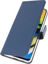 Booktype Telefoonhoesjes - Bookcase Hoesje - Wallet Case -  Geschikt voor Oppo Find X2 Lite - Navy