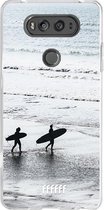 LG V20 Hoesje Transparant TPU Case - Surfing #ffffff