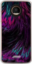 Motorola Moto Z Force Hoesje Transparant TPU Case - Roots of Colour #ffffff