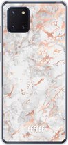 Samsung Galaxy Note 10 Lite Hoesje Transparant TPU Case - Peachy Marble #ffffff