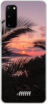 Samsung Galaxy S20 Hoesje Transparant TPU Case - Pretty Sunset #ffffff