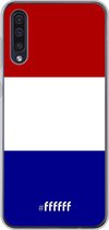 Samsung Galaxy A50s Hoesje Transparant TPU Case - Nederlandse vlag #ffffff