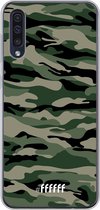 Samsung Galaxy A50s Hoesje Transparant TPU Case - Woodland Camouflage #ffffff