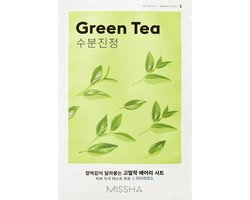 Missha - Airy Fit Sheet Mask (Green Tea) Gezichtsmasker