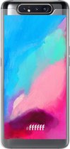 Samsung Galaxy A80 Hoesje Transparant TPU Case - Abstract Hues #ffffff