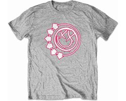 Blink182 - Six Arrow Smile Kinder T-shirt - Kids tm 12 jaar - Grijs