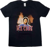 Ice Cube Heren Tshirt -L- Bootleg Zwart