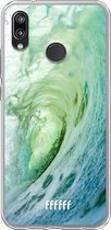 Huawei P20 Lite (2018) Hoesje Transparant TPU Case - It's a Wave #ffffff