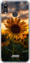 Huawei P20 Lite (2018) Hoesje Transparant TPU Case - Sunset Sunflower #ffffff