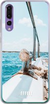 Huawei P30 Hoesje Transparant TPU Case - Sailing #ffffff