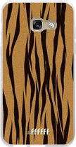 Samsung Galaxy A3 (2017) Hoesje Transparant TPU Case - Tiger Print #ffffff