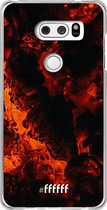 LG V30 (2017) Hoesje Transparant TPU Case - Hot Hot Hot #ffffff