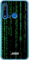 Huawei P20 Lite (2019) Hoesje Transparant TPU Case - Hacking The Matrix #ffffff