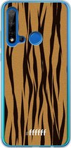 Huawei P20 Lite (2019) Hoesje Transparant TPU Case - Tiger Print #ffffff