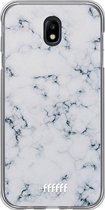 Samsung Galaxy J7 (2017) Hoesje Transparant TPU Case - Classic Marble #ffffff